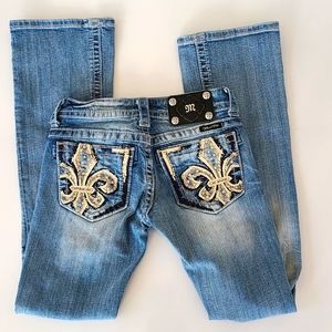 Miss Me Low Rise Detailed Jeans size 24